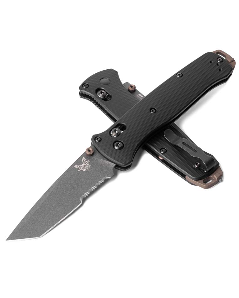 Benchmade 537SGY-03 Bailout BLACK HANDLE CPM-M4 SERRATED Black Blade 3.38" Ultralight Knife with Glass Breaker Benchmade 537SGY-03 Bailout BLACK HANDLE CPM-M4 SERRATED Black Blade 3.38" Ultralight Knife with Glass Breaker