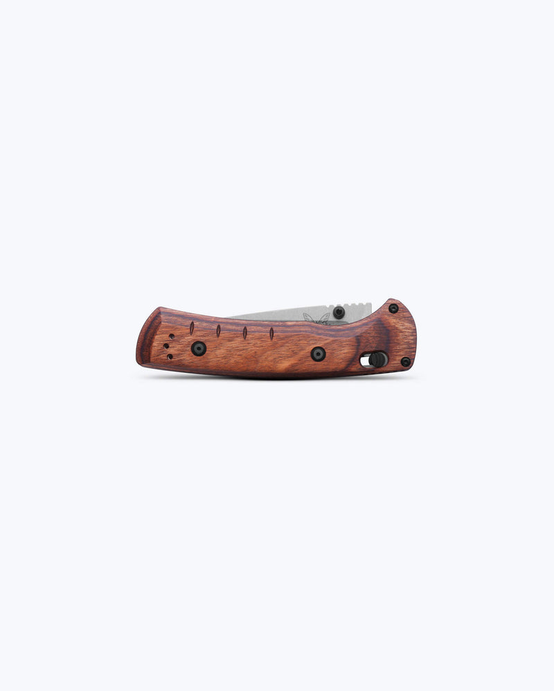 Load image into Gallery viewer, Benchmade 15090 Slipridge 3.5" Magna Cut Clip Point Blade, Stabilized Wood Handle Knife
