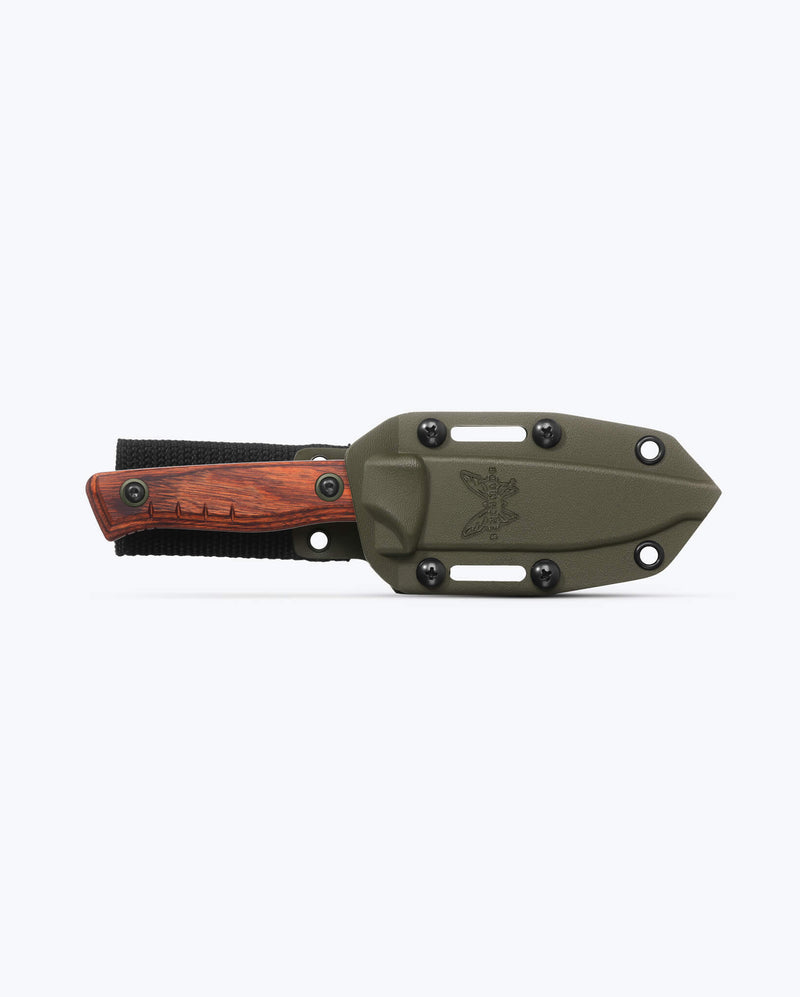 Load image into Gallery viewer, Benchmade 15650 Slipridge FIXED 3.7" Magnacut Drop Point Blade, Stabilized Wood Handles, Knife
