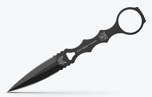 Benchmade 176BK SOCP Dagger 3.22" Black Blade, Black Sheath