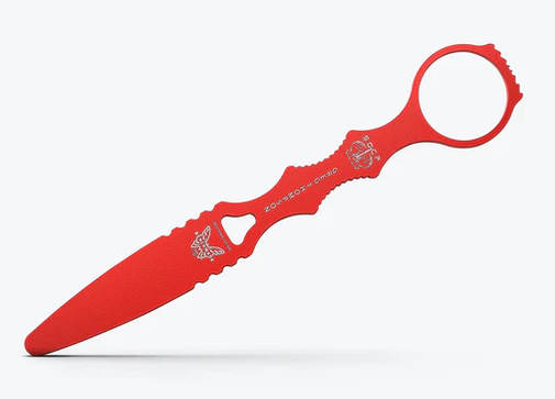 Benchmade 176T SOCP Training Dagger 2.78" Red Blade, Black Sheath