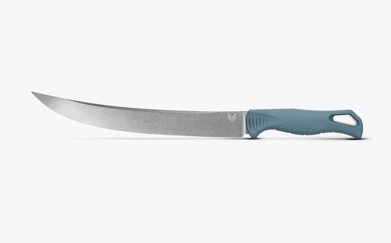Load image into Gallery viewer, Benchmade 18020 Fishcrafter 9.05" CPM-Magnacut Stonewash Blade, Depth Blue Santoprene Handle Knife
