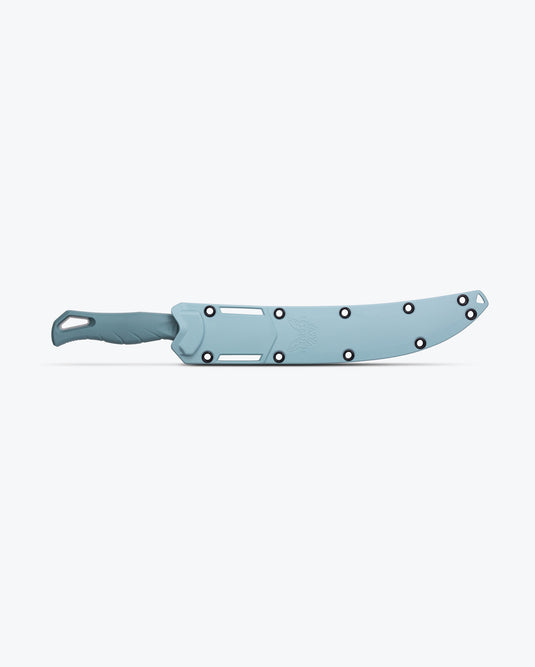 Benchmade 18020 Fishcrafter 9.05" CPM-Magnacut Stonewash Blade, Depth Blue Santoprene Handle Knife