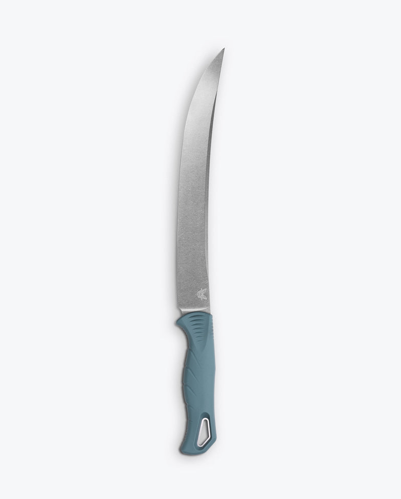 Load image into Gallery viewer, Benchmade 18020 Fishcrafter 9.05" CPM-Magnacut Stonewash Blade, Depth Blue Santoprene Handle Knife
