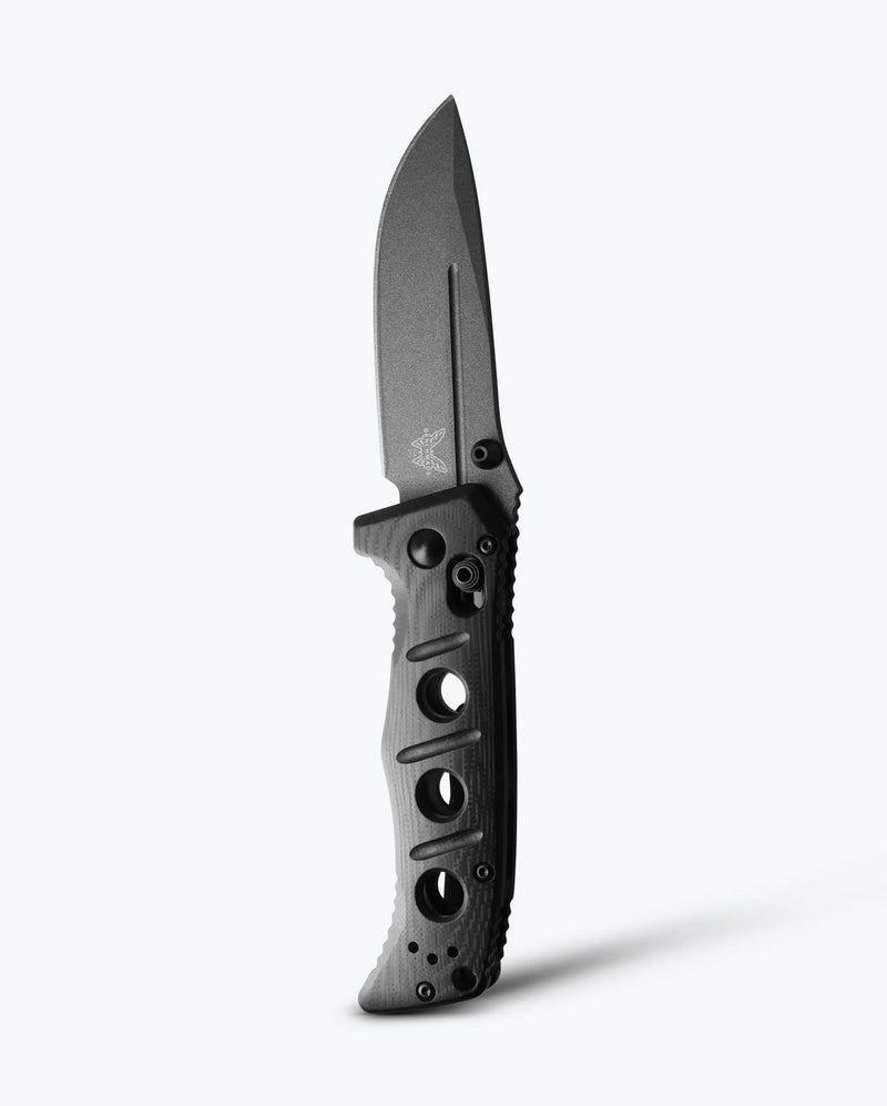 Load image into Gallery viewer, Benchmade 273GY-1 Mini Adamas 3.25" Tungsten Grey CPM-Cruwear Knife
