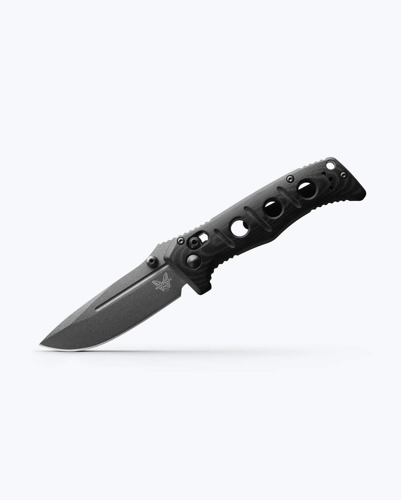 Load image into Gallery viewer, Benchmade 273GY-1 Mini Adamas 3.25" Tungsten Grey CPM-Cruwear Knife
