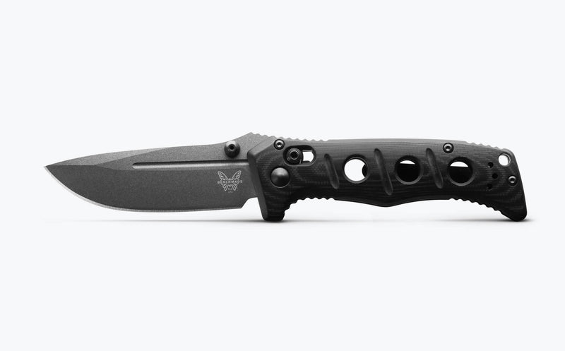 Load image into Gallery viewer, Benchmade 273GY-1 Mini Adamas 3.25" Tungsten Grey CPM-Cruwear Knife

