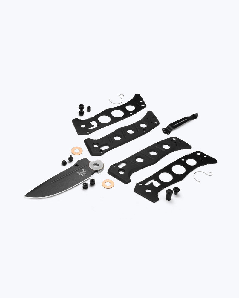 Load image into Gallery viewer, Benchmade 273GY-1 Mini Adamas 3.25" Tungsten Grey CPM-Cruwear Knife
