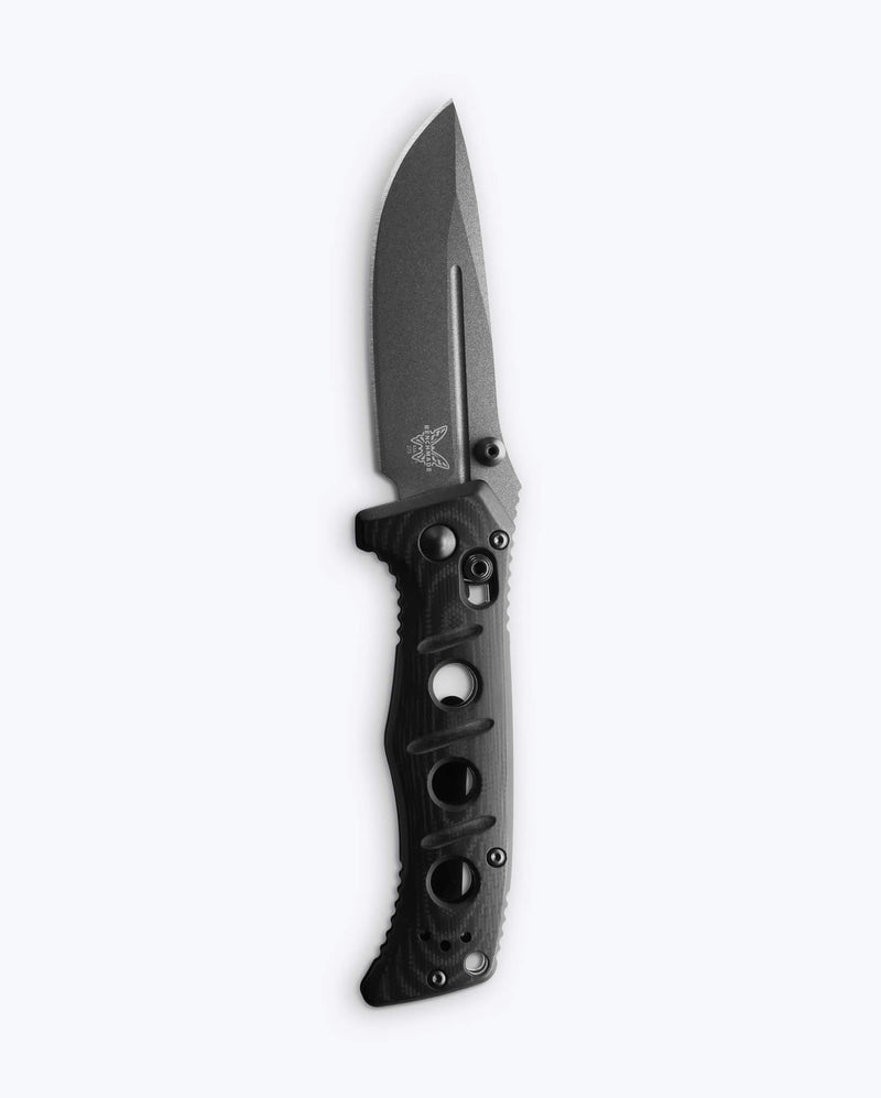 Load image into Gallery viewer, Benchmade 273GY-1 Mini Adamas 3.25" Tungsten Grey CPM-Cruwear Knife
