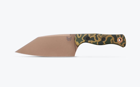 Benchmade 4010FE-2601 Father's Day Limited Station Knife, Cerakote Camo Pattern Handles, Boltaron Shealth with Clip
