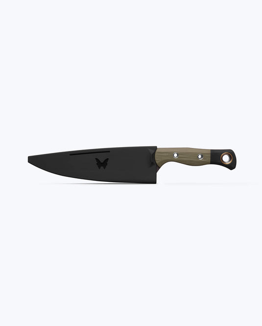 Benchmade 4025BK-02 8" DLC CPM-154 Blade OD Green G-10 Black G-10 Bolster Chef Knife