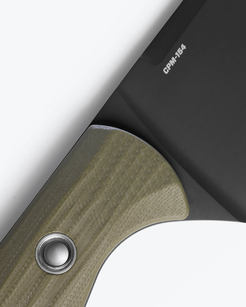 Load image into Gallery viewer, Benchmade 4025BK-02 8" DLC CPM-154 Blade OD Green G-10 Black G-10 Bolster Chef Knife

