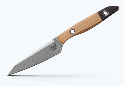 Benchmade 4045-02 CPM-154 Stainless Steel Clip Point, Maple Valley Richlite with Black G10 Bolster Paring Knife