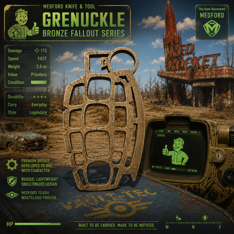 Load image into Gallery viewer, MKT Medford Grenuckle BRONZE Fallout Series
