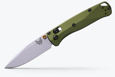 Benchmade 533SL-10 MINI Bugout AXIS Folding Knife 2.82" CPM-S90V Woodland Green Handles