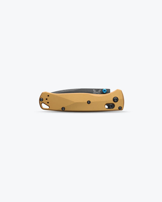 Benchmade 535BK-07 Bugout Burnt Brass Aluminum DLC Battlewash M390 Blade Knife