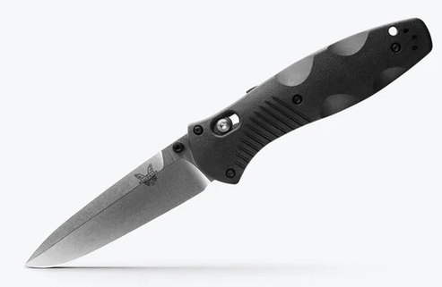 Benchmade 580 Barrage AXIS-Assisted 3.6" Satin Plain Blade, Valox Handles
