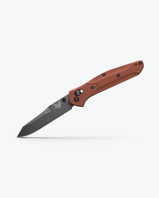 Benchmade 940BK-03 Osborne 3.4" CPM-Magnacut DLC Battlewash Finish Blade Burnt Copper Aluminum Handles Knife