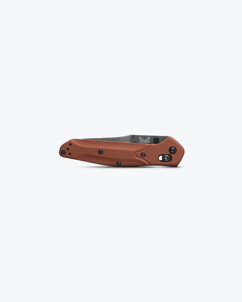 Load image into Gallery viewer, Benchmade 940BK-03 Osborne 3.4" CPM-Magnacut DLC Battlewash Finish Blade Burnt Copper Aluminum Handles Knife
