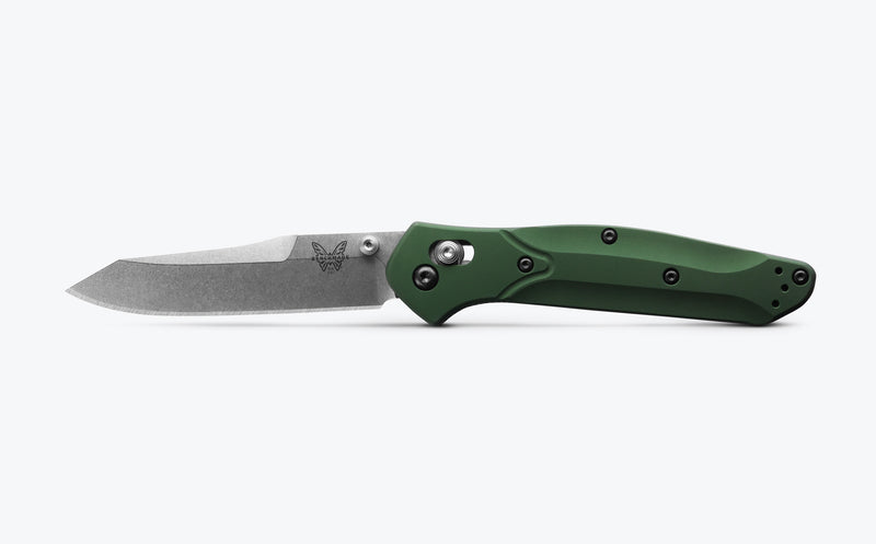 Load image into Gallery viewer, Benchmade 940 Osborne Folding Knife 3.4" S30V Satin Plain Blade, Aluminum Handles
