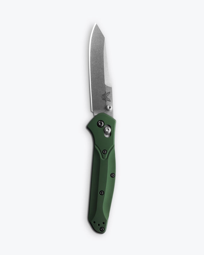 Load image into Gallery viewer, Benchmade 940 Osborne Folding Knife 3.4" S30V Satin Plain Blade, Aluminum Handles
