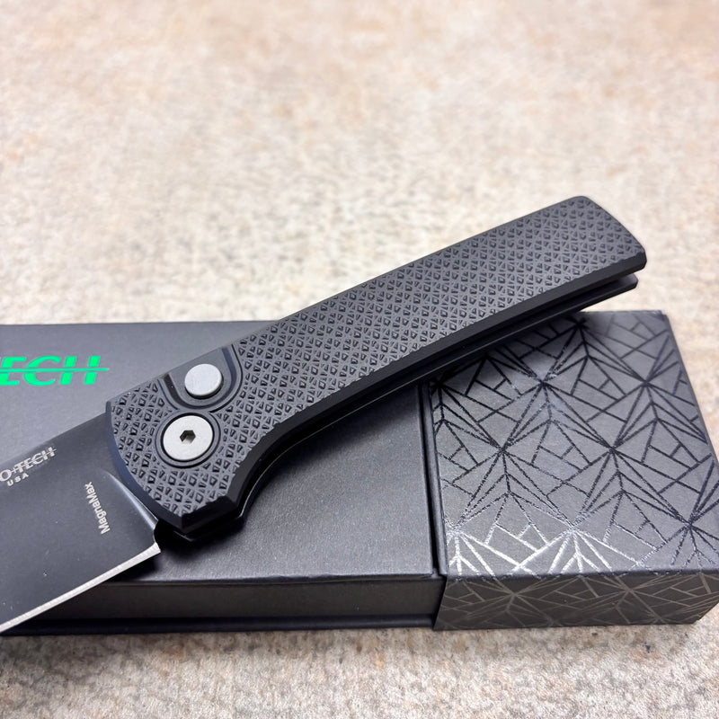 Load image into Gallery viewer, Protech RCS1106 Ramon Chavez Designed Scapegoat Compact Auto, Carbine Textured Black AL Handles Knife
