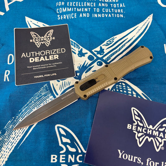 Benchmade 3370GY-1 Claymore OTF Automatic 3.89