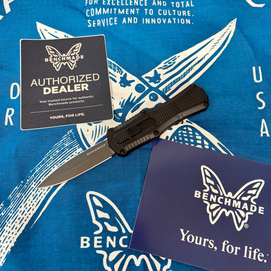Benchmade 3375GY MINI Claymore OTF Automatic 3.02