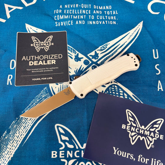 Benchmade 5370FE-02 Shootout Cool Gray Grivory, 3.5