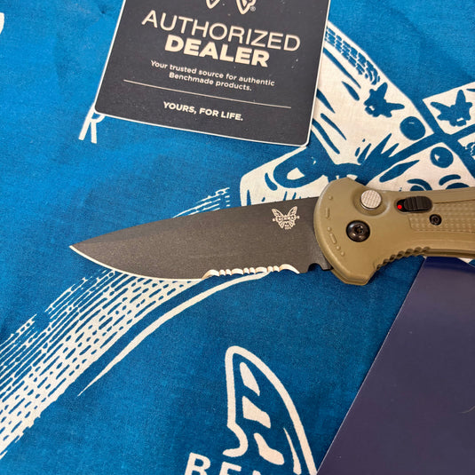 Benchmade 9070SBK-1 Claymore AUTO Folding Knife 3.6
