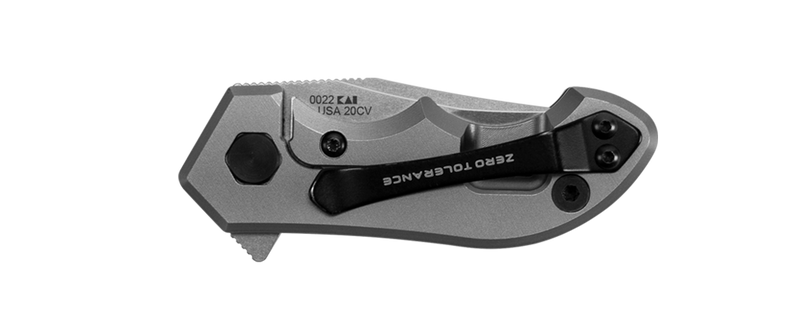Load image into Gallery viewer, Zero Tolerance 0022 Tim Galyean Flipper Knife 1.8" CPM-20CV Stonewashed Blade, Carbon Fiber and Titanium Handles
