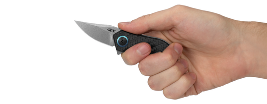 Zero Tolerance 0022 Tim Galyean Flipper Knife 1.8" CPM-20CV Stonewashed Blade, Carbon Fiber and Titanium Handles