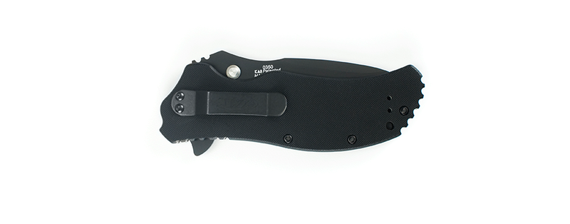 Load image into Gallery viewer, Zero Tolerance Model 0350 Assisted Flipper Knife 3.25" S30V Black Plain Blade, Black G10 Handles
