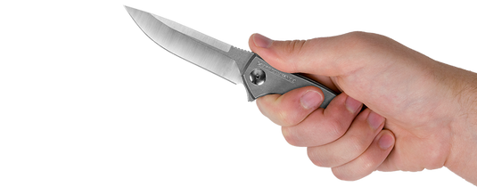Zero Tolerance 0450 Dmitry Sinkevich Flipper 3.25" S35VN Satin Blade, Titanium Handles
