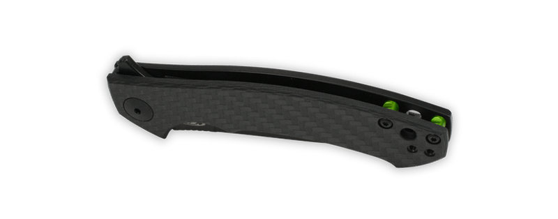 Load image into Gallery viewer, Zero Tolerance 0450CF Dmitry Sinkevich Flipper 3.25" S35VN Black Blade, Carbon Fiber and Titanium Handles
