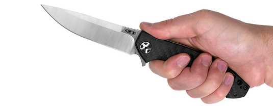 Zero Tolerance 0452CF Dmitry Sinkevich Flipper 4.1" S35VN Satin Blade, Carbon Fiber and Titanium Handles