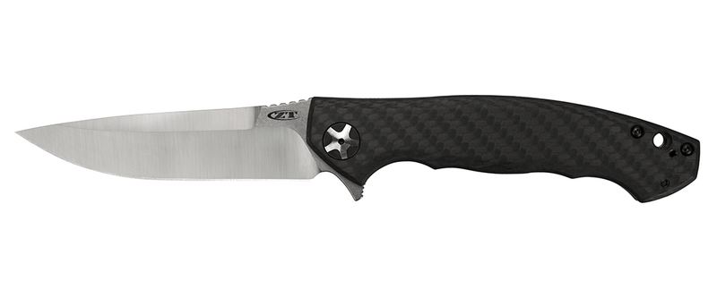 Load image into Gallery viewer, Zero Tolerance 0452CF Dmitry Sinkevich Flipper 4.1" S35VN Satin Blade, Carbon Fiber and Titanium Handles
