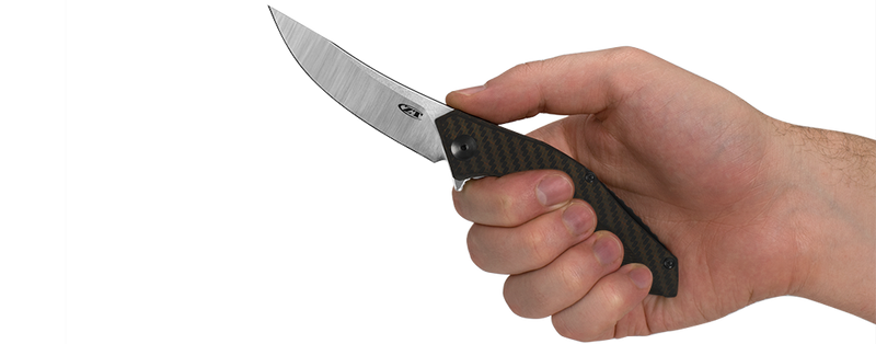 Load image into Gallery viewer, Zero Tolerance 0460 Dmitry Sinkevich Flipper 3.25" S35VN Two-Tone Blade, Bronze Carbon Fiber and Titanium Handles
