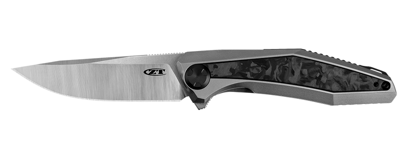 Load image into Gallery viewer, Zero Tolerance 0470 Dmitry Sinkevich Flipper Knife 3.4" 20CV Two-Tone Blade, Titanium Handles with Carbon Fiber Insert
