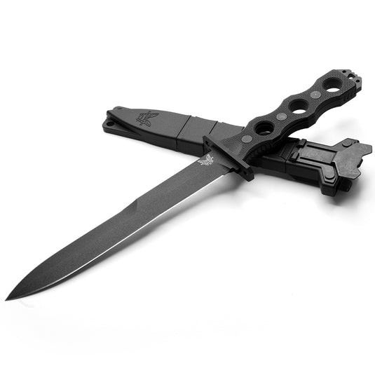 Benchmade 185BK SOCP Blade 7.11" Fixed Black Blade Tactical Knife