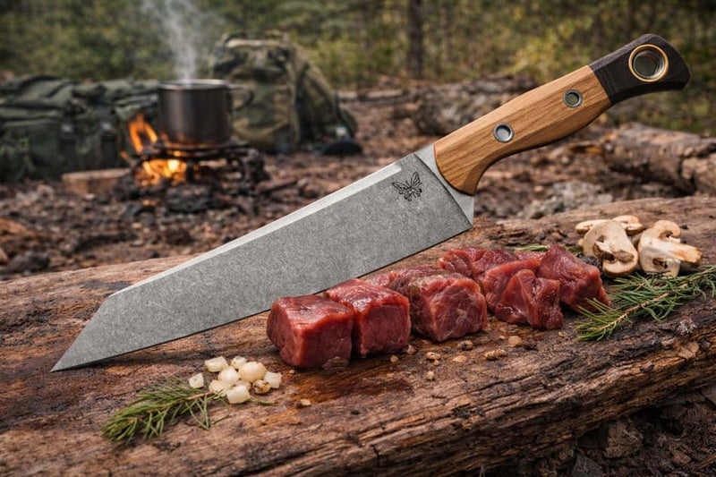 Load image into Gallery viewer, Benchmade 4070-02 Wildcoast Maple Valley Richlite CPM-154 Blade Black G-10 Bolster Knife
