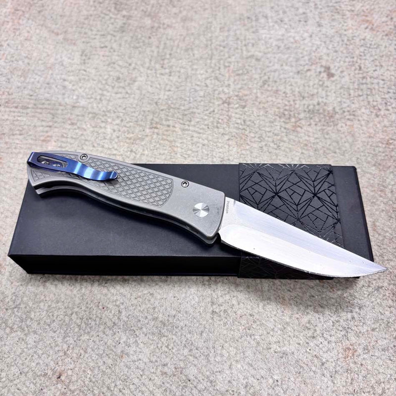 Load image into Gallery viewer, Protech 2026 Brend Classic Custom 001, Brend Classic Auto, Blasted Tumbled 17-4 Steel Textured Handles, Knife
