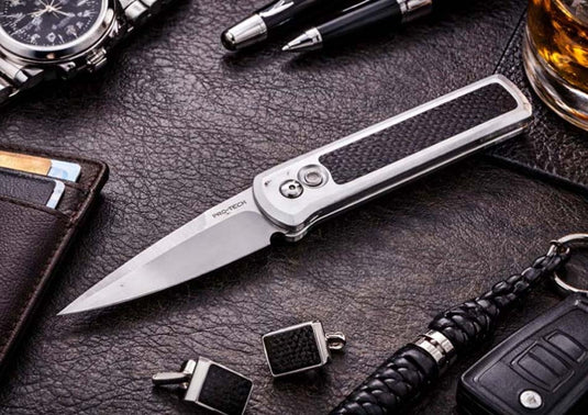Protech 7210-Silver Crosscut 20CV Godson 3.15