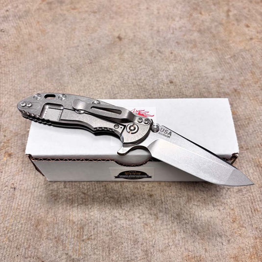 Rick Hinderer XM-18 3.25" Spanto Tri-Way Stonewash Black G10 Knife