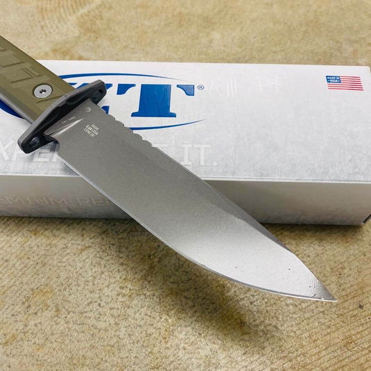 Zero Tolerance 0006 OD Green G-10 6" Gray CPM 3V ZT 0006 Fixed Blade Ka-Bar Knife