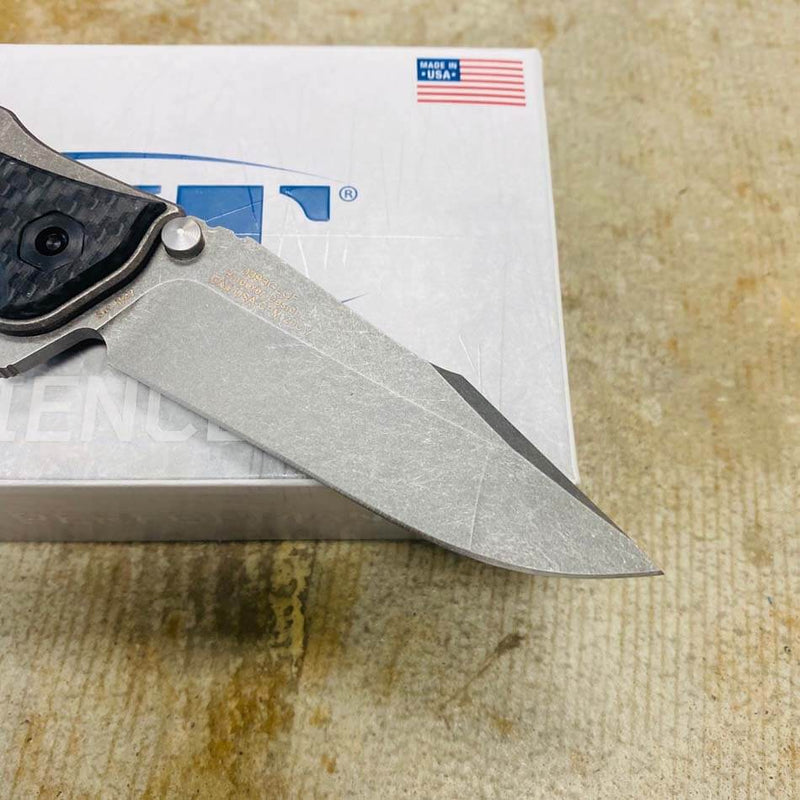 Load image into Gallery viewer, Zero Tolerance Hinderer 0393GLCF Frame Lock Glow CF 3.5" Working Finish Folding knife
