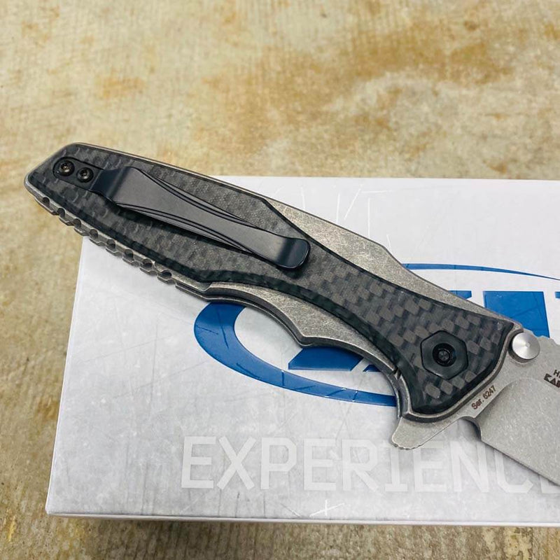 Load image into Gallery viewer, Zero Tolerance Hinderer 0393GLCF Frame Lock Glow CF 3.5" Working Finish Folding knife
