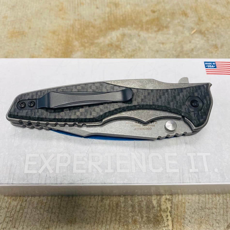Load image into Gallery viewer, Zero Tolerance Hinderer 0393GLCF Frame Lock Glow CF 3.5" Working Finish Folding knife
