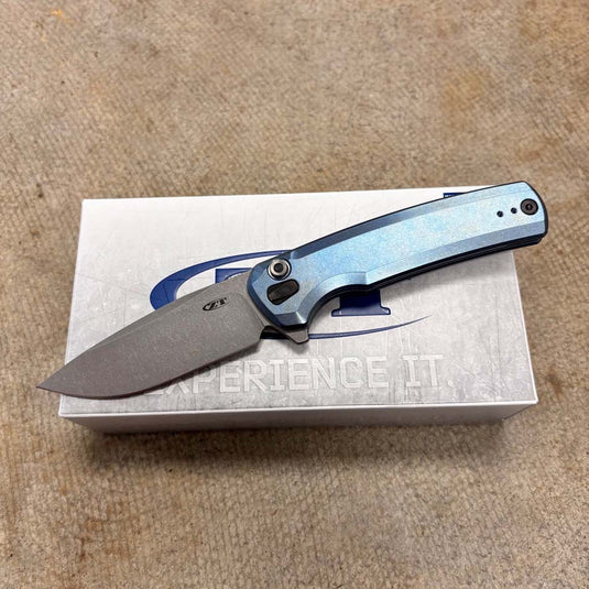 Zero Tolerance 0044BLU Stonewash S90V 3.2