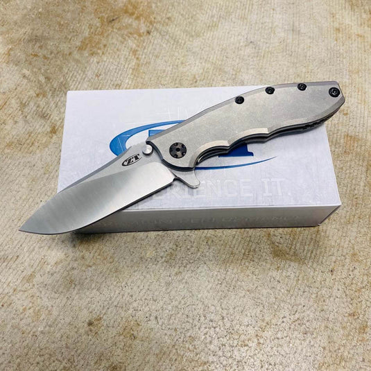 Zero Tolerance 0562TI Hinderer Flipper Knife 3.5
